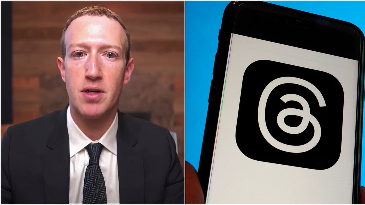 Mark Zuckerberg har lanserat den nya tjänsten Thread. 